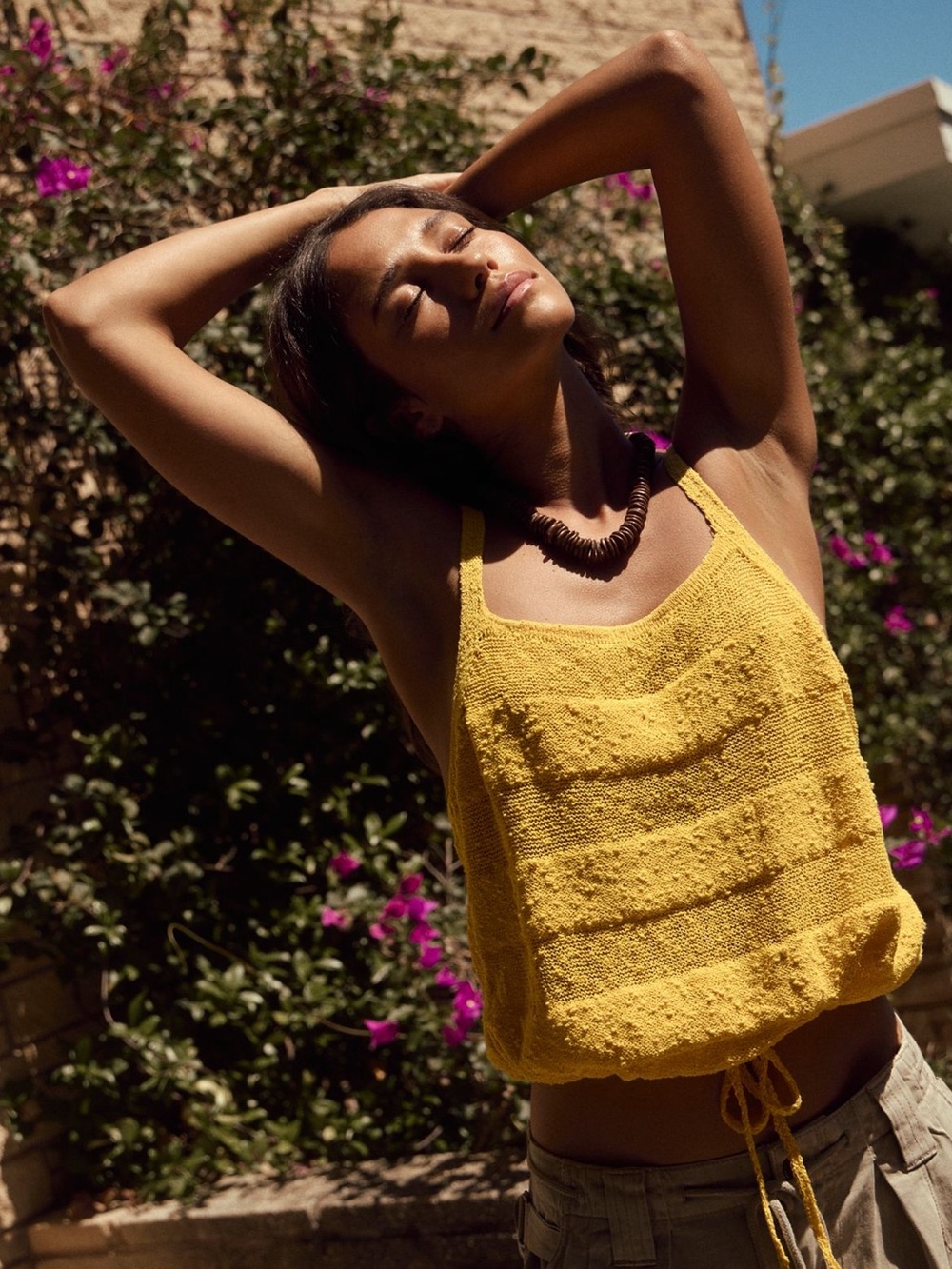 FREE PEOPLE By The Beach Sweater Tank in Golden Sun, NWT, sizes M & L